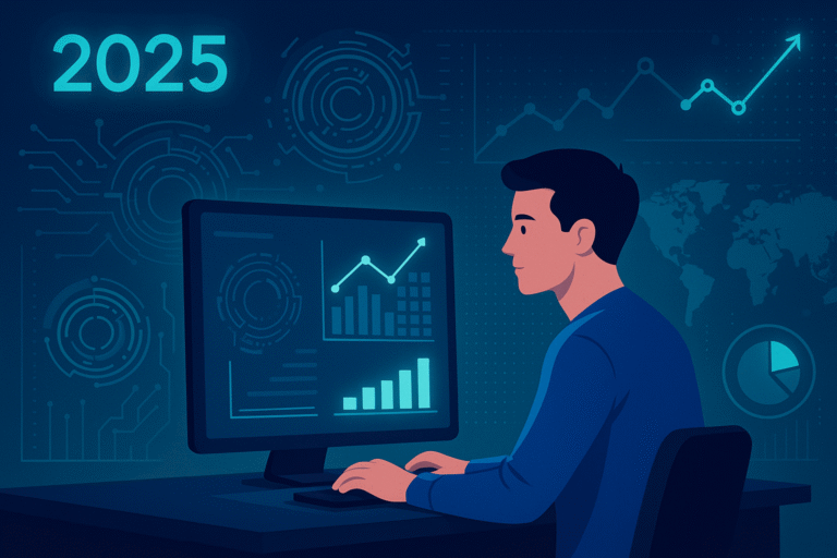 Fjárfestingar árið 2025: Hvernig tækni mótar framtíð markaðsgreiningar